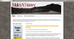 Desktop Screenshot of mulesnhoney.com